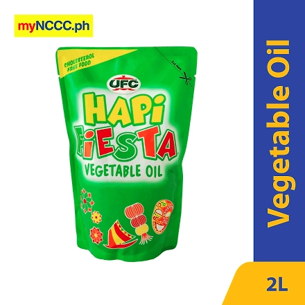 Hapi Fiesta Vegetable Oil Stand-up Pouch 2L-10781036
