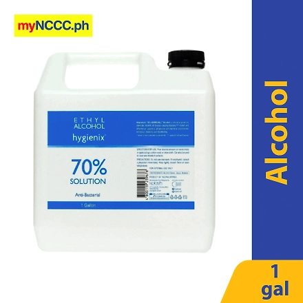 Hygienix Alcohol Ethyl 70% Solution Antibacterial 1Gallon-11563740