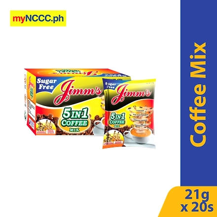 Jimm's 5-in-1 Coffee Sugar Free 21gx20s-10389967
