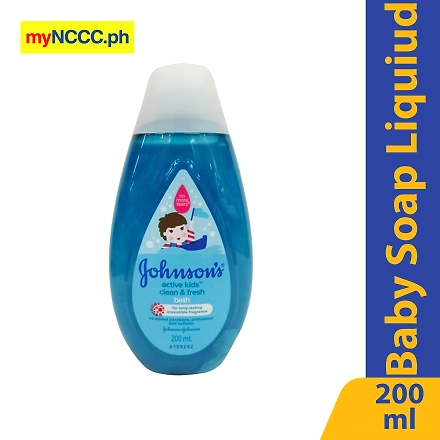 Johnson &amp; Johnson Baby Wash Active Kids Clean &amp; Fresh 200ml-10798299