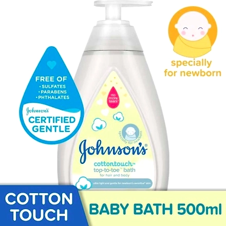 Johnson &amp; Johnson Baby Wash Cottontouch Top to Toe 500ml-11490573