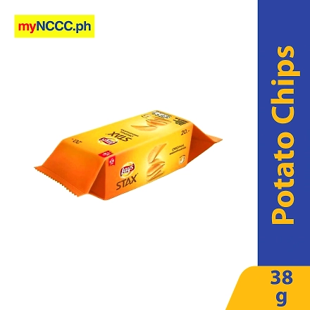 Lays Stax Potato Chips Original Pillow Pack 38g-10454597