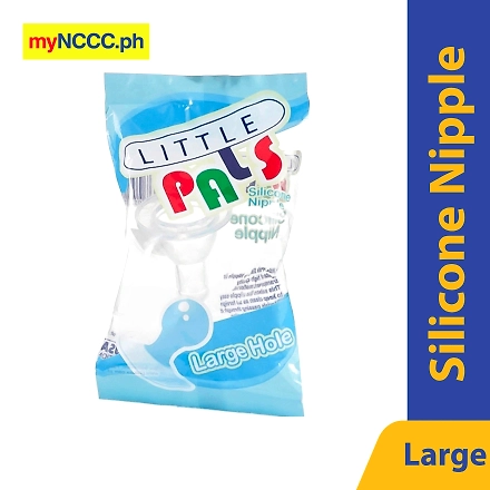 Little Pals Silicone Nipple Large Hole-10170400