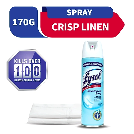 Lysol Disinfectant Spray Crisp Linen Scent 170g-10005124