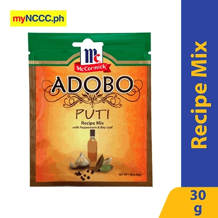 McCormick Adobo Puti with Peppercorn &amp; Bay Leaf Recipe Mix 30g-10644513