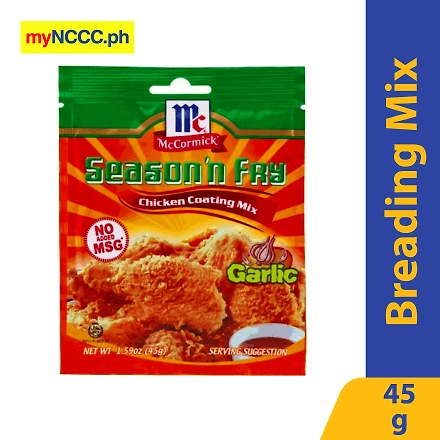 McCormick Season 'n Fry Chicken Coating Mix Garlic Flavor 45g-10070173