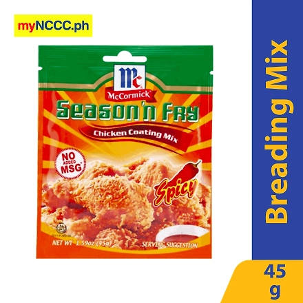 McCormick Season 'n Fry Chicken Coating Mix Spicy Flavor 45g-10027521