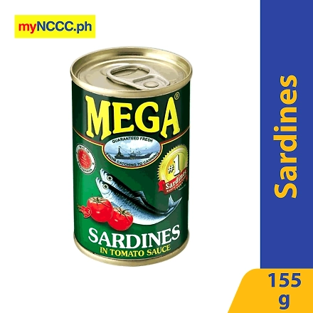 Mega Sardines in Tomato Sauce with Chili Hot Easy-open Can 155g-10027549