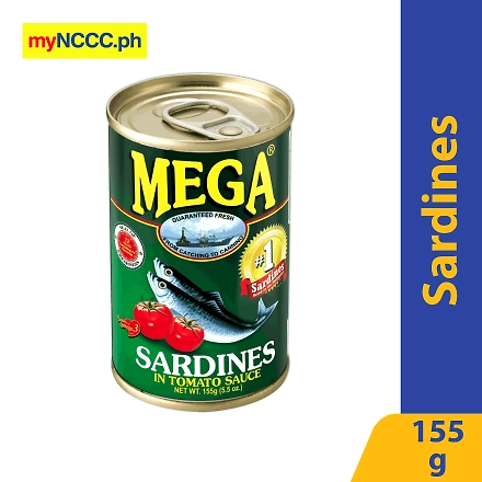 Mega Sardines Tomato Sauce Regular Easy-open Can 155g-10027528