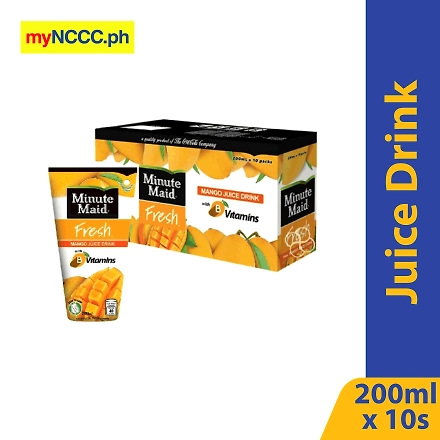 Minute Maid Fresh Mango Juice Drink 200mlx10s-11427106