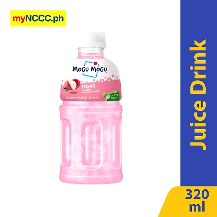 Mogu Mogu Lychee Juice with Nata de Coco 320ml-10674490