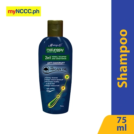 Moringa-02 Malunggay 2-in-1 Anti-Dandruff Herbal Shampoo &amp; Conditioner 75ml-11338626