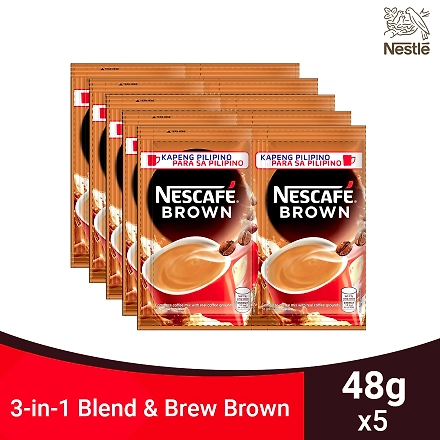 Nescafe 3-in-1 Brown Twin Pack 48gx5s-11339532
