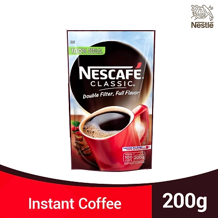 Nescafe Classic Coffee Stand-up Resealable 200g-11032863
