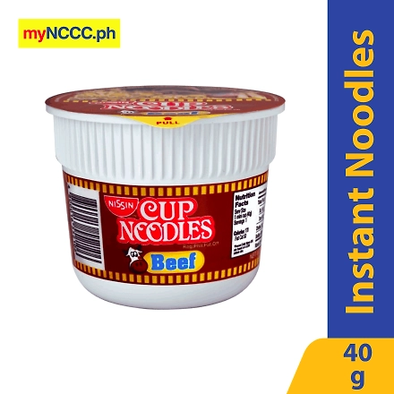 Nissin Mini Cup Noodles Beef 40g-10013917