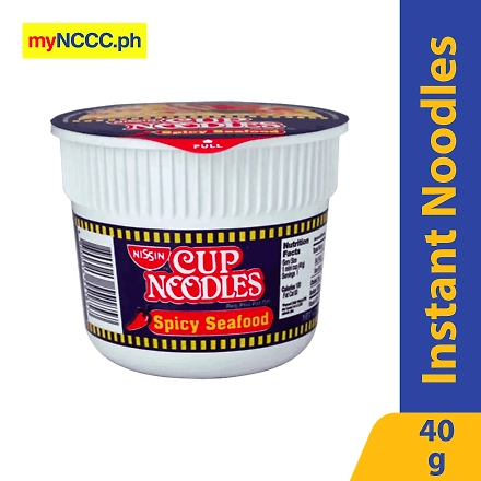 Nissin Mini Cup Noodles Spicy Seafood 40g-10013955
