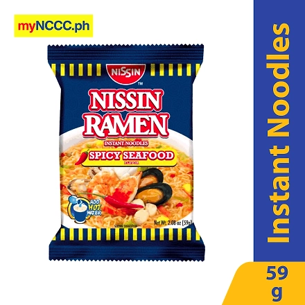 Nissin Ramen Instant Noodles Spicy Seafood Flavor 59g-10911215