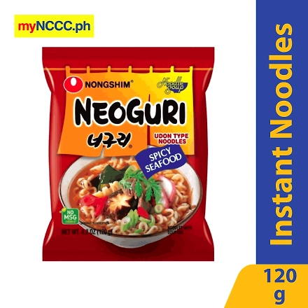 Nongshim Neoguri Noodle Spicy Seafood Pouch 120g-11393339