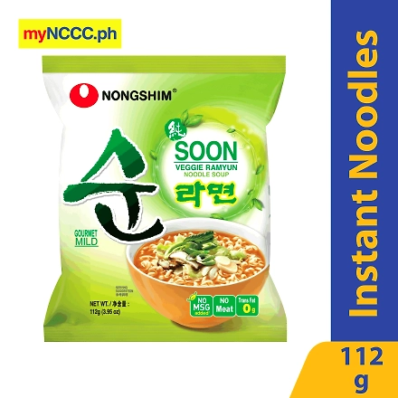 Nongshim Soon Veggie Ramyun Pouch 112g-11393336