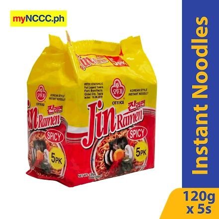 Ottogi Jin Ramen Spicy Multipack 120gx5s-11390849