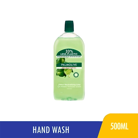 Palmolive Liquid Hand Soap Antibacterial Lime 500ml-11563585
