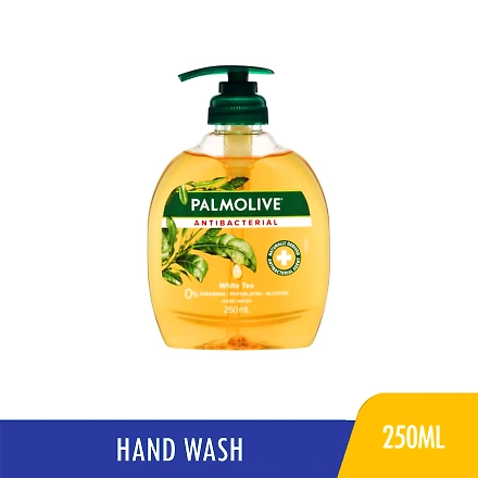 Palmolive Liquid Hand Soap Antibacterial White Tea 250ml-11563580