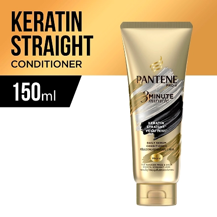 Pantene Intensive Conditioner 3 Minute Miracle Keratin Straight 150ml-11469835