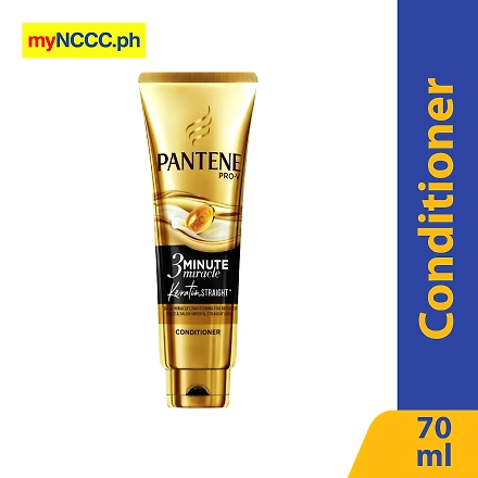 Pantene Intensive Conditioner 3 Minute Miracle Keratin Straight 70ml-11469834