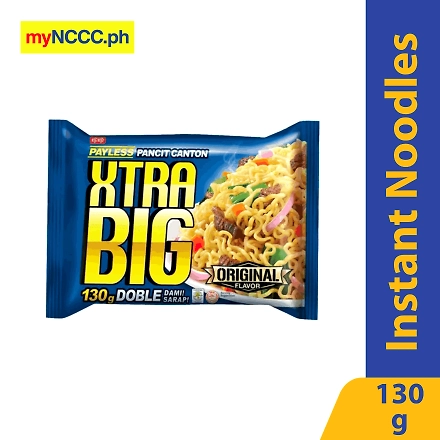 Payless Pancit Canton Xtra Big Original Pouch 130g-10025618