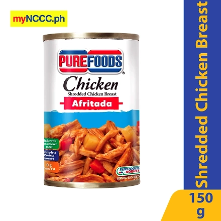 Purefoods Chicken Shredded Breast Afritada Easy-open Can 150g-11178032