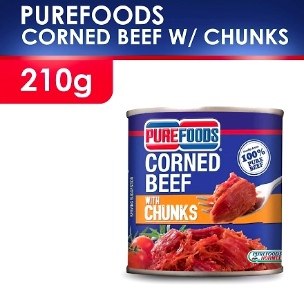 Purefoods Corned Beef Chunks Easy-open Can 210g-11513274