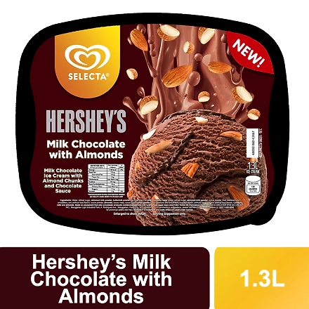 Selecta Hersheys Milk Almonds 1.3L-11148734