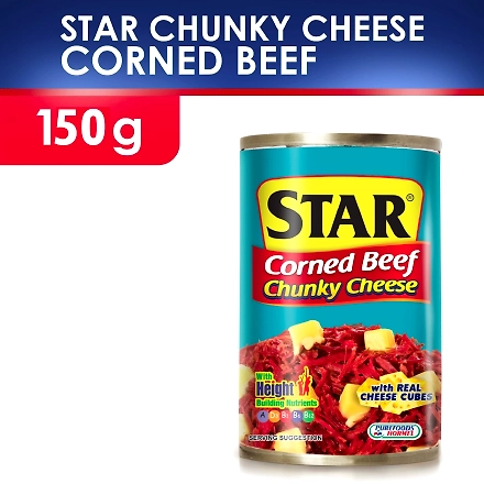 Star Corned Beef Chunky Cheese Easy-open Can 150g-11105389