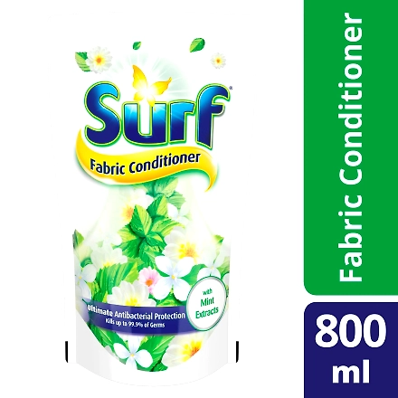 Surf Fabric Conditioner Antibac with Mint Extracts Refill 800ML-11541558