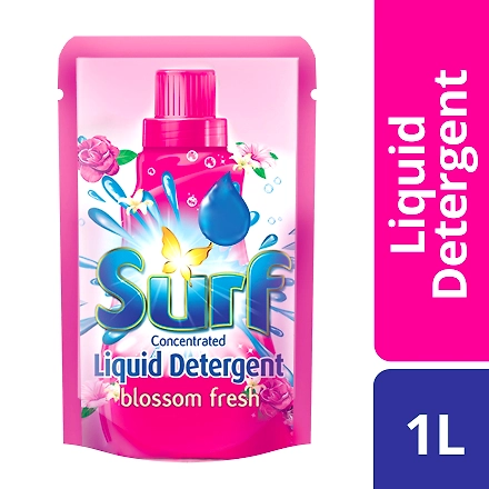 Surf Liquid Detergent Blossom Fresh Pouch 1L-10696489
