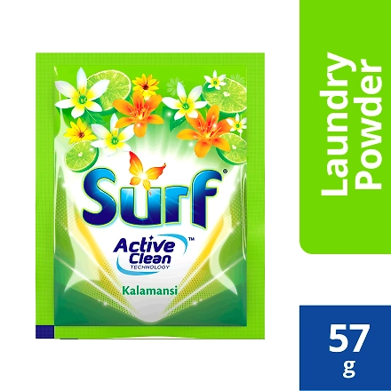 Surf Powder Detergent Kalamansi 57G Sachet-10472597