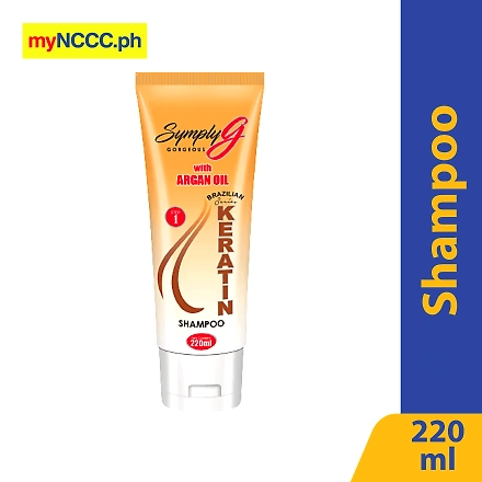 Symply G Keratin Shampoo with Argan Oil 220ml-11524829