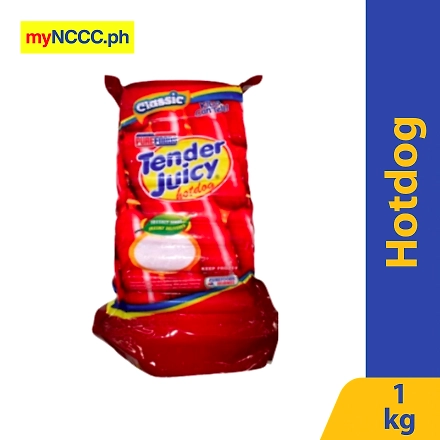 Tender Juicy Classic Hotdog 1kg Halal-11518525