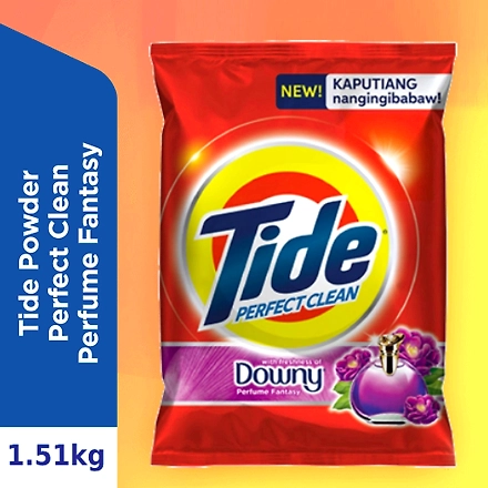 Tide Laundry Powder Perfect Clean with Downy Perfume Fantasy 1.55Kg-11245004
