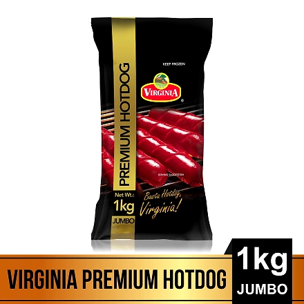 Virginia Premium Hotdog Jumbo 4.5-inch 1kg-10029936