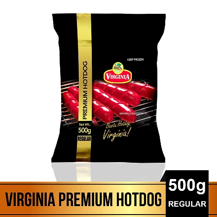 Virginia Premium Hotdog Regular 500g-10654097