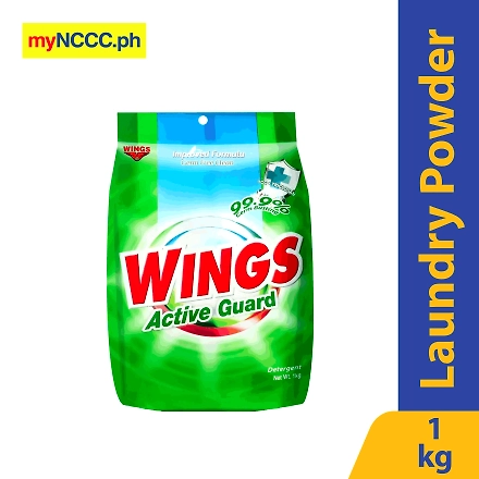 Wings Detergent Powder Activeguard 1kg-10052113