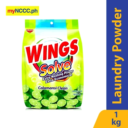 Wings Solve Washing Powder with Kalamansi Extract 1kg-10770520