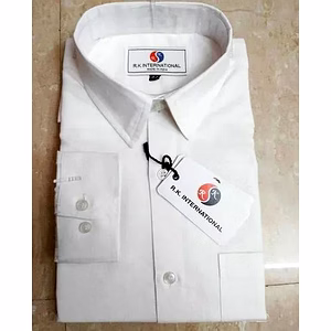 Men White Casual Shirt