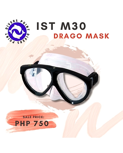 IST M30 DRAGO CLEAR LENS MASK-M30-BK