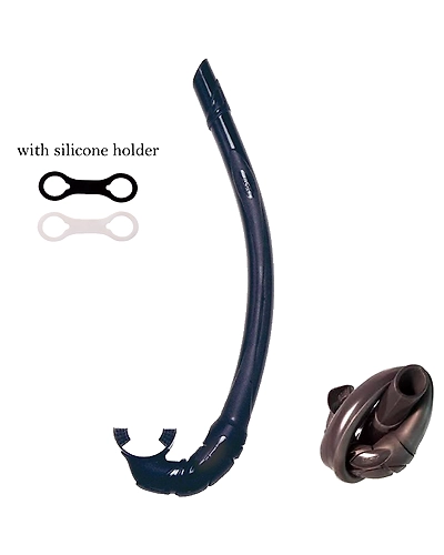 IST SN36 FOLDABLE SNORKEL WITH SILICONE HOLDER-SN36-1