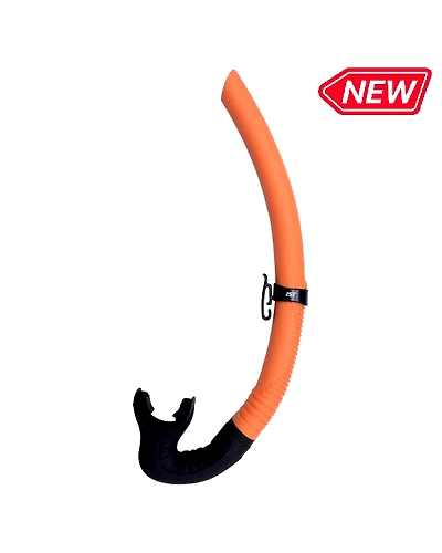 IST SN-301 BASIC SNORKEL WITH HOLDER-BS/ORANGE-1