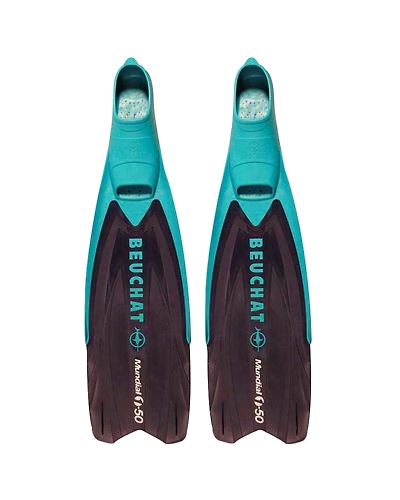 BEUCHAT MUNDIAL ONE-50 BLUE SEMI LONG FINS-ONE50-1
