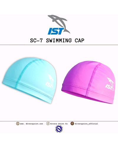 IST SC-7 SPANDEX SWIMMING CAP-SC7-1