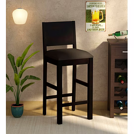 Ramdoot Furniture Wooden 2 Seater Bar Chairs Set